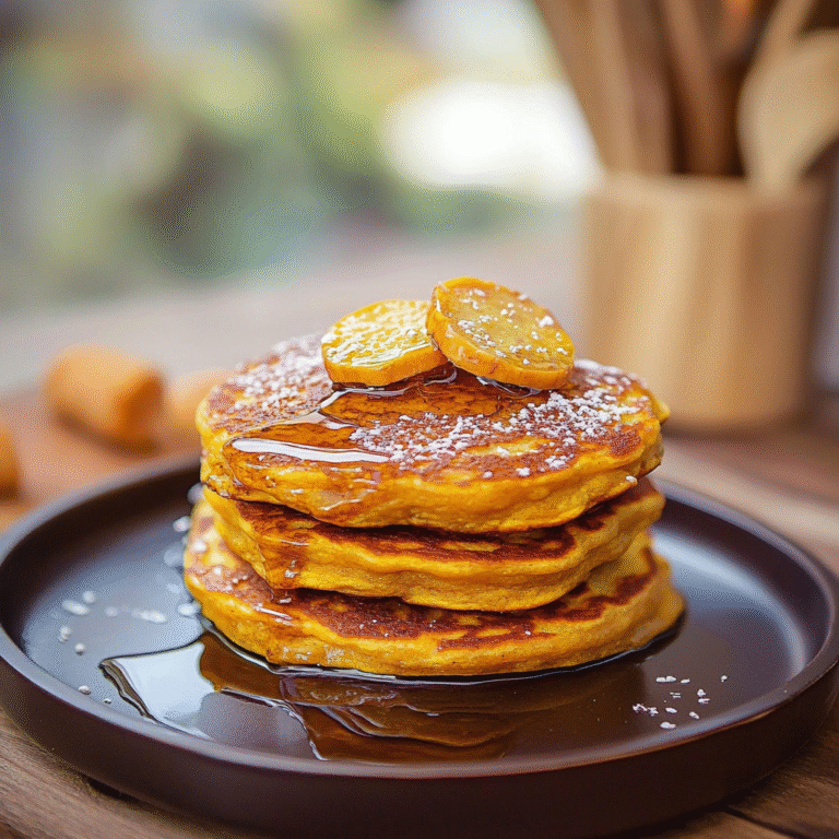 Fluffy Sweet Potato Pancakes Recipe
