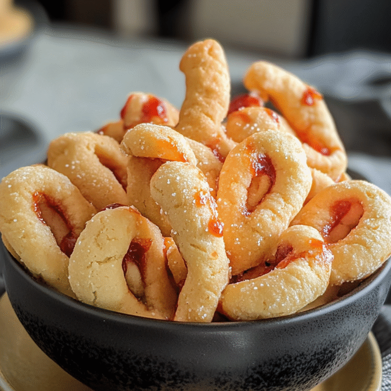 Witches Fingers Cookies