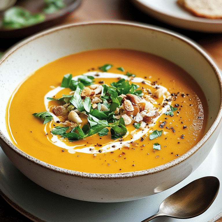 Creamy Pumpkin Soup Recipe