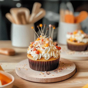 Cozy Bonfire Cupcakes