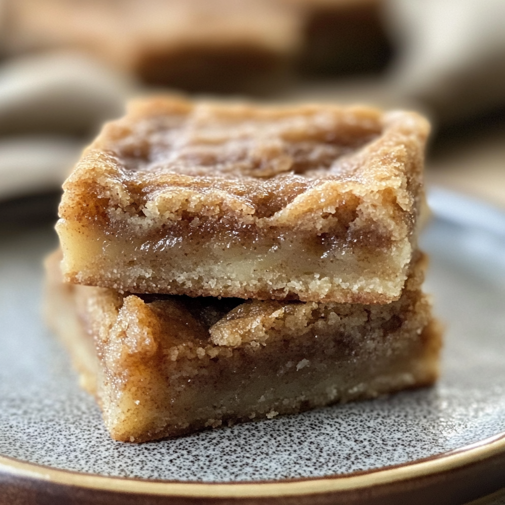 Easy Cinnamon Sugar Blondies Recipe