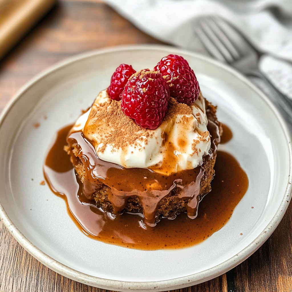 Gingerbread Pudding Cake