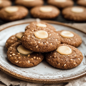Gingerbread Thumbprint Cookies Recipe