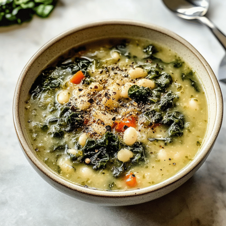White Bean, Escarole, and Lemon Soup Recipe