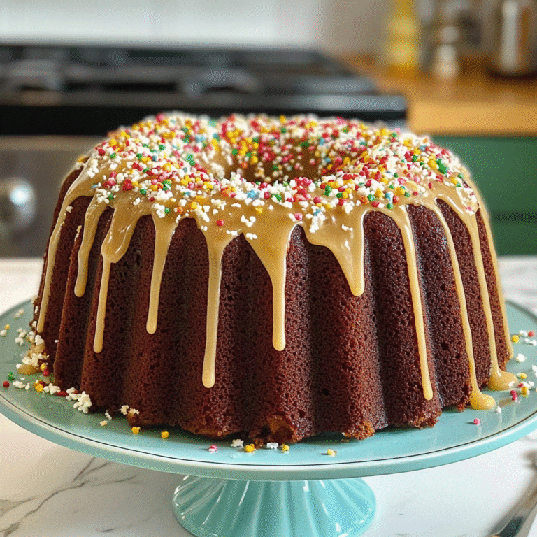 Texas Sheet Cake Bundt Cake Recipe