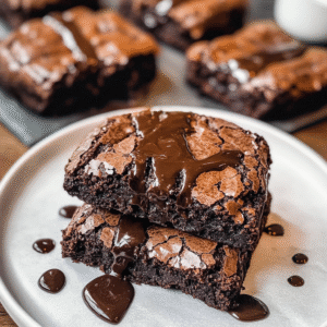 Fudgy Chewy Brownies (Brookies) Recipe