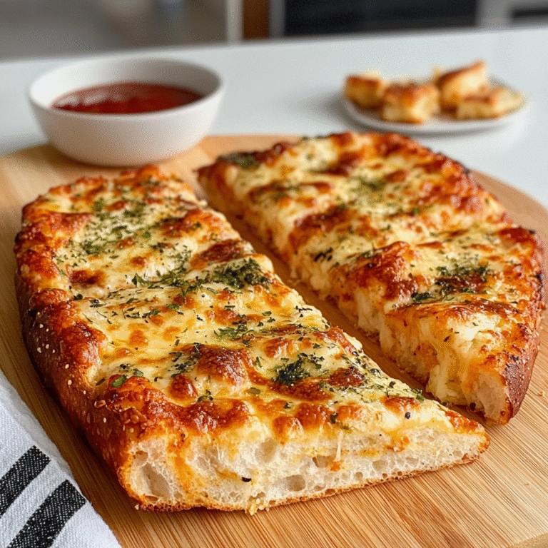 Cheesy Garlic Bread Recipe