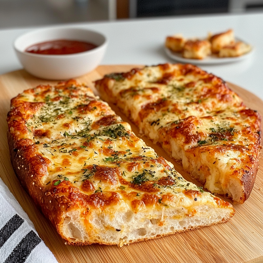 Cheesy Garlic Bread Recipe