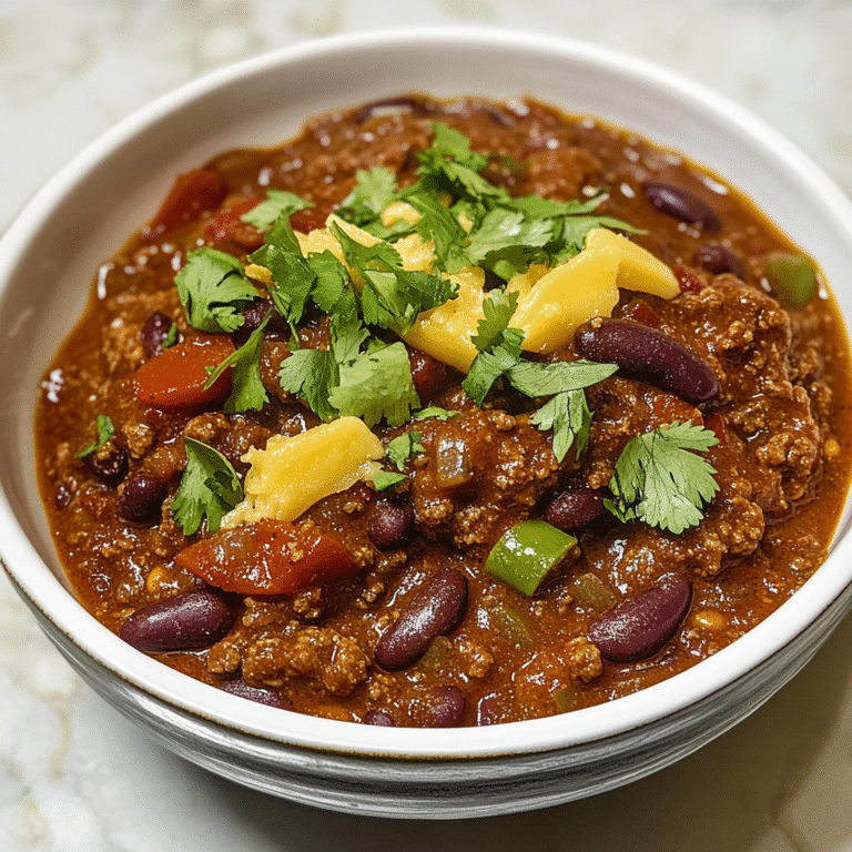 Classic Beef Chili Recipe