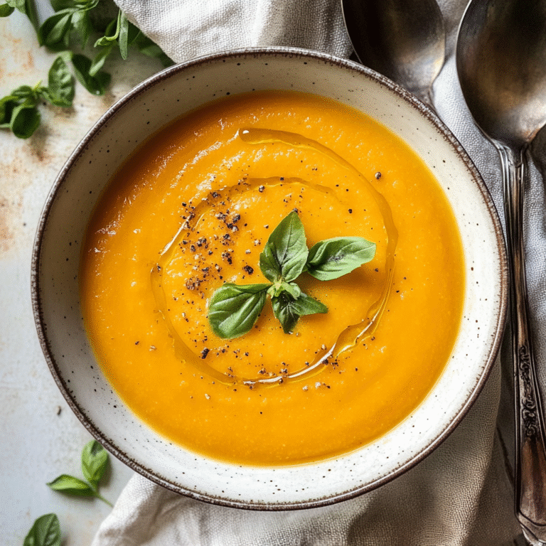 Creamy Roasted Butternut Squash Soup Recipe