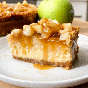 Caramel Apple Cheesecake Bars Recipe