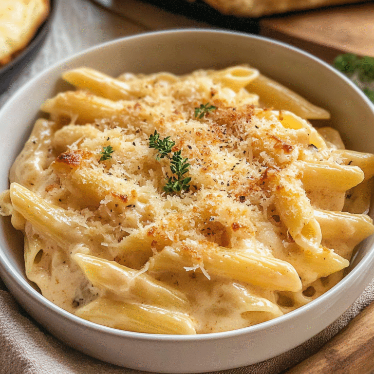 French Onion Soup Pasta with Gruyère